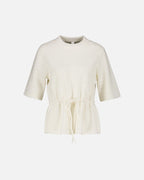Y.A.S Strikket Topp Thellis Ullmiks SS Knit - Star White