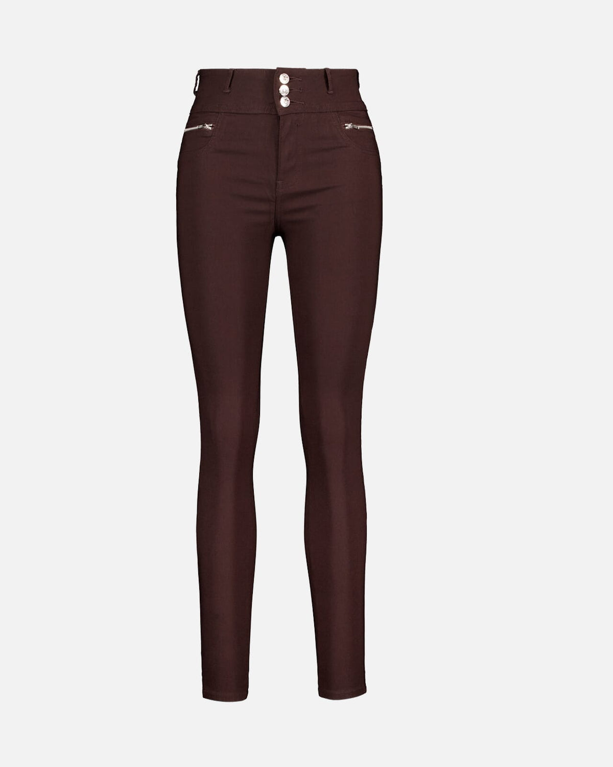 FLOYD Stretchbukse Saint 180A - Dk Brown