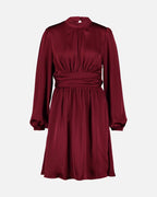 FLOYD Kjole Aliba Satin - Bordeaux