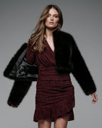 FLOYD Jakke Bentine Faux Fur - Black