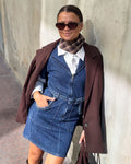 FLOYD Denimkjole Iselin 4008 - Dark J. Blue