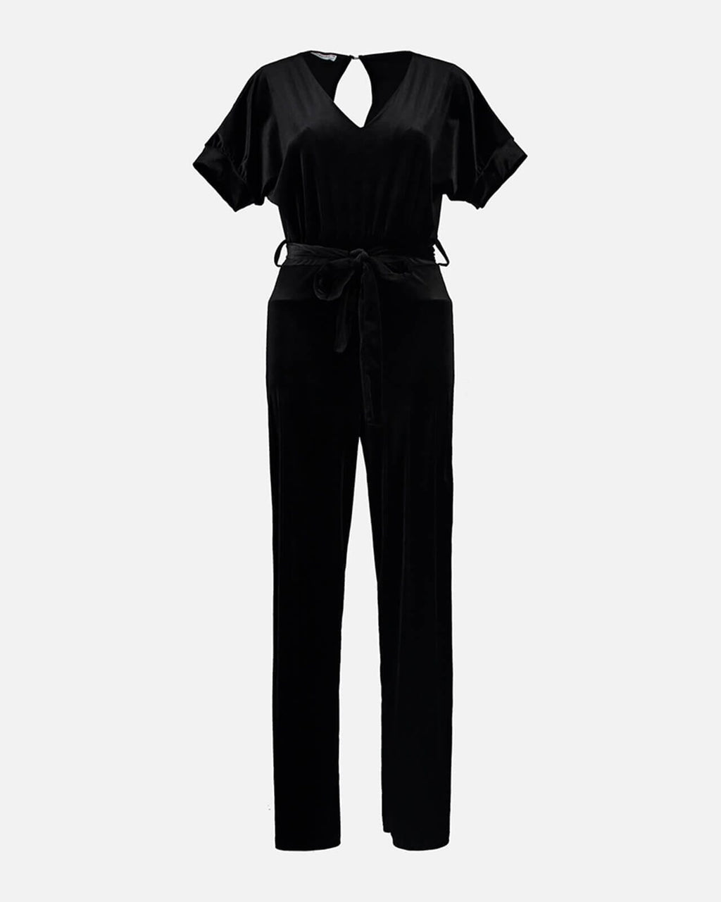 FLOYD Jumpsuit Calla V Velvet - Black