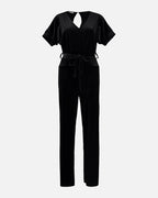 FLOYD Jumpsuit Calla V Velvet - Black