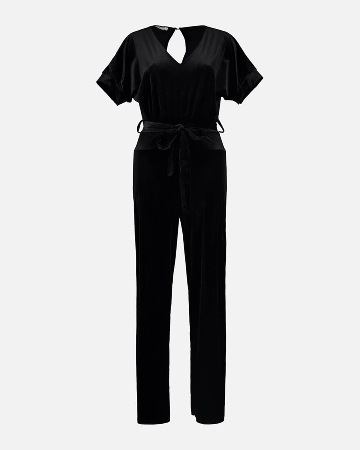FLOYD Jumpsuit Calla V Velvet - Black