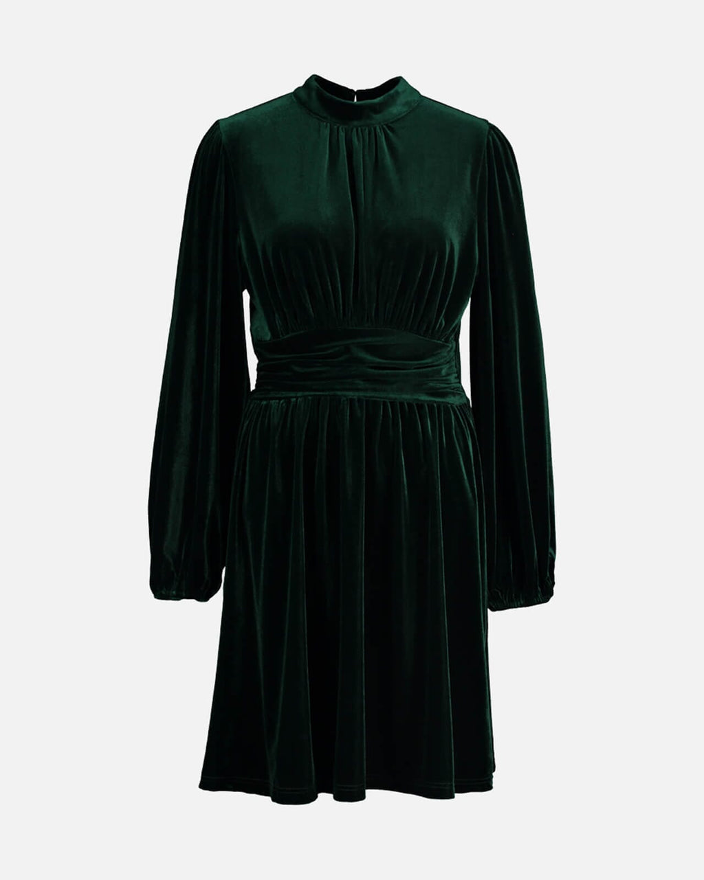 FLOYD Kjole Aliba Velour - Dark Green