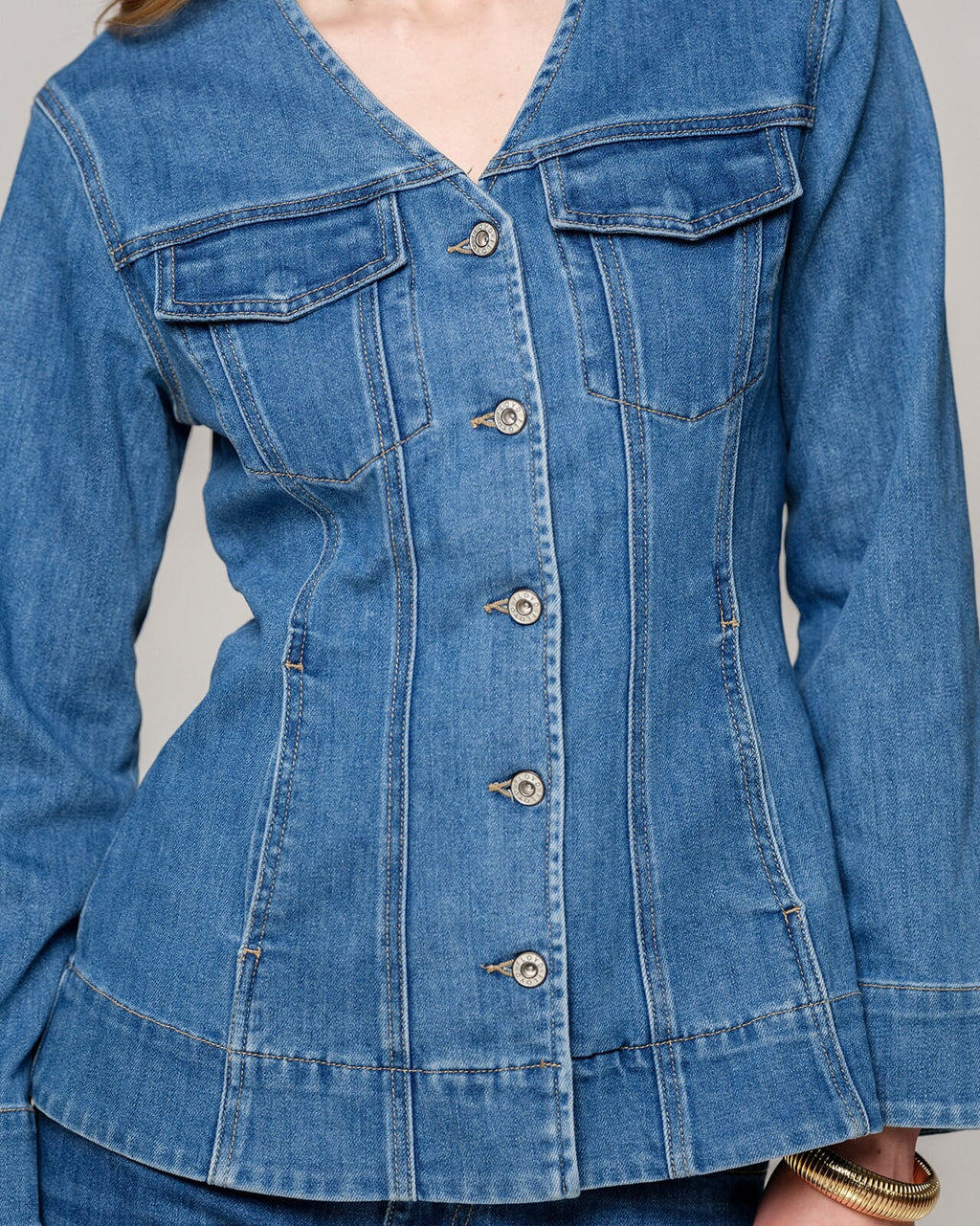 FLOYD Denimjakke Perdie - Medium J. Blue