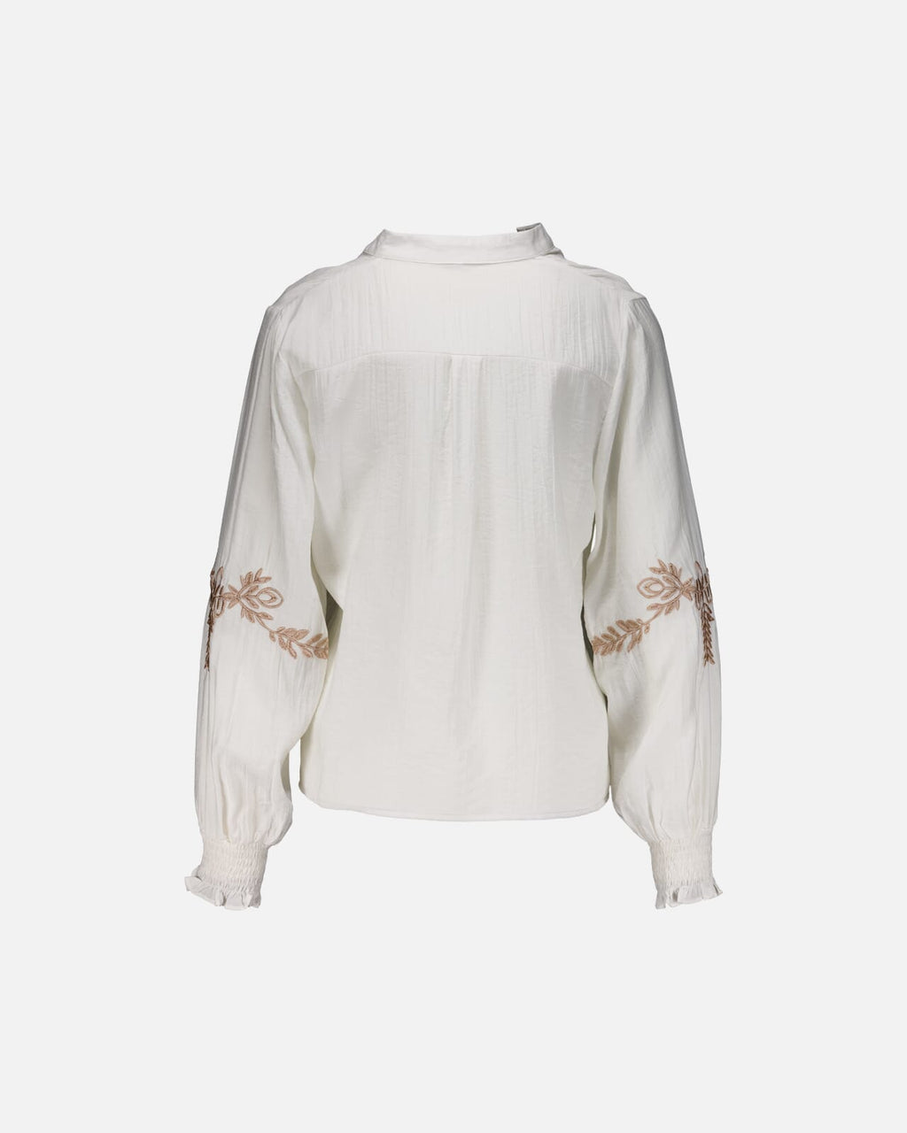 FLOYD Bluse Sari Brodery - White