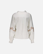 FLOYD Bluse Sari Brodery - White