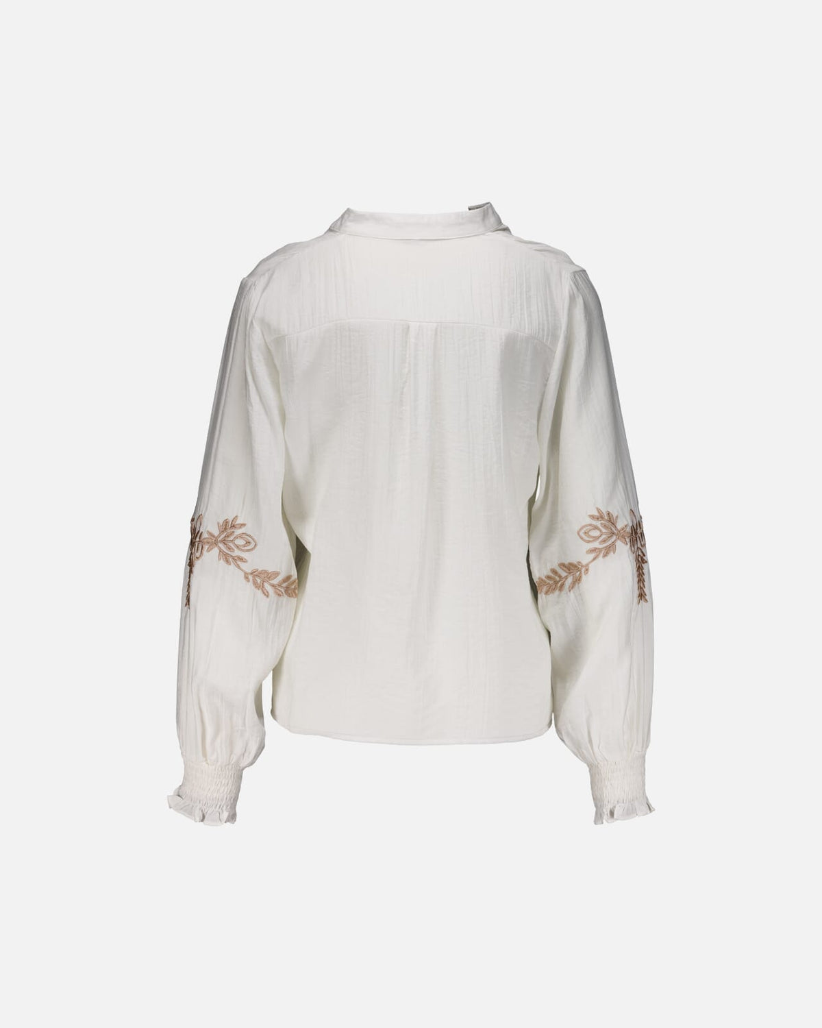 FLOYD Bluse Sari Brodery - White