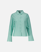 FLOYD Skjorte Cat Cotton - Light Green