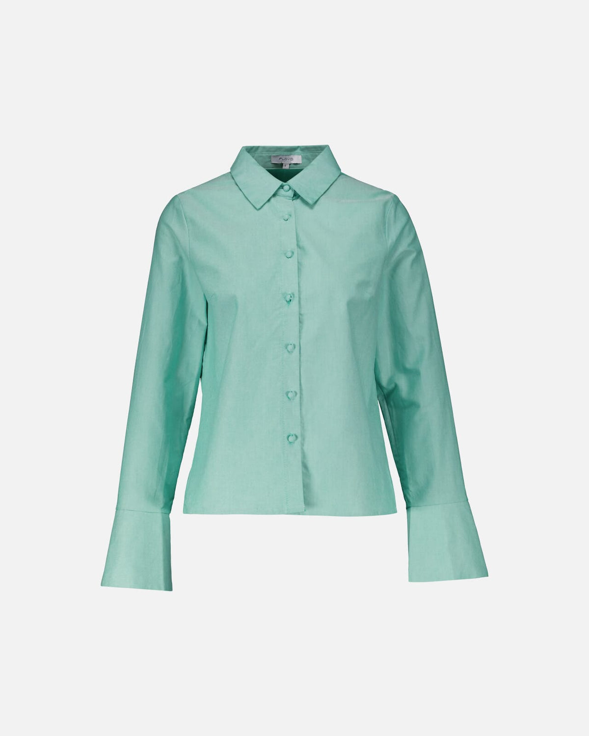 FLOYD Skjorte Cat Cotton - Light Green