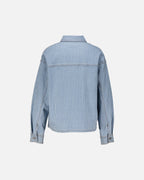 FLOYD Skjortejakke Dea Stripe - Blue/ White