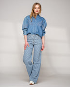 FLOYD Jeans Elli Stripe 5649 - Blue/ White