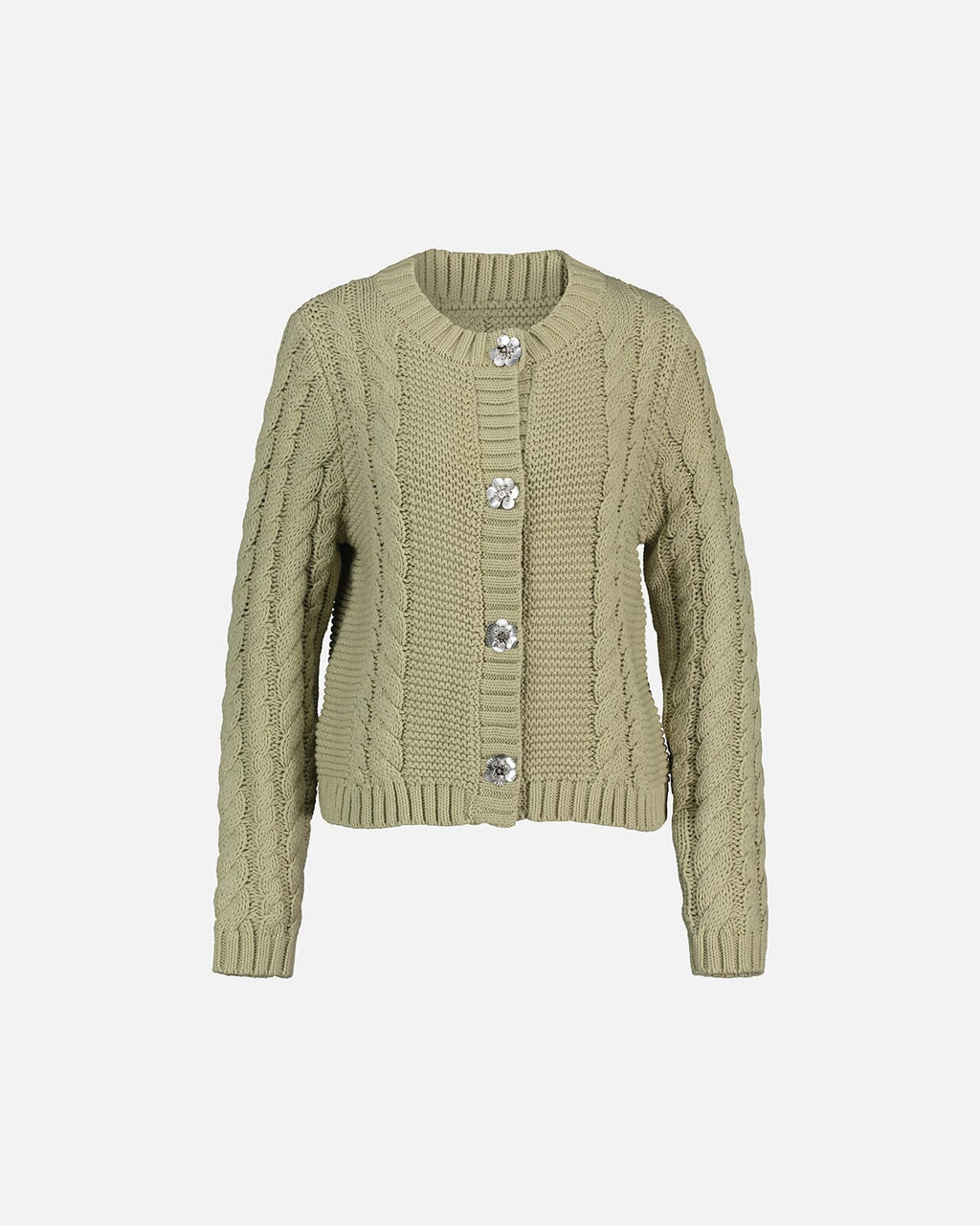 FLOYD Strikket Cardigan Rylee - Ocean Mist
