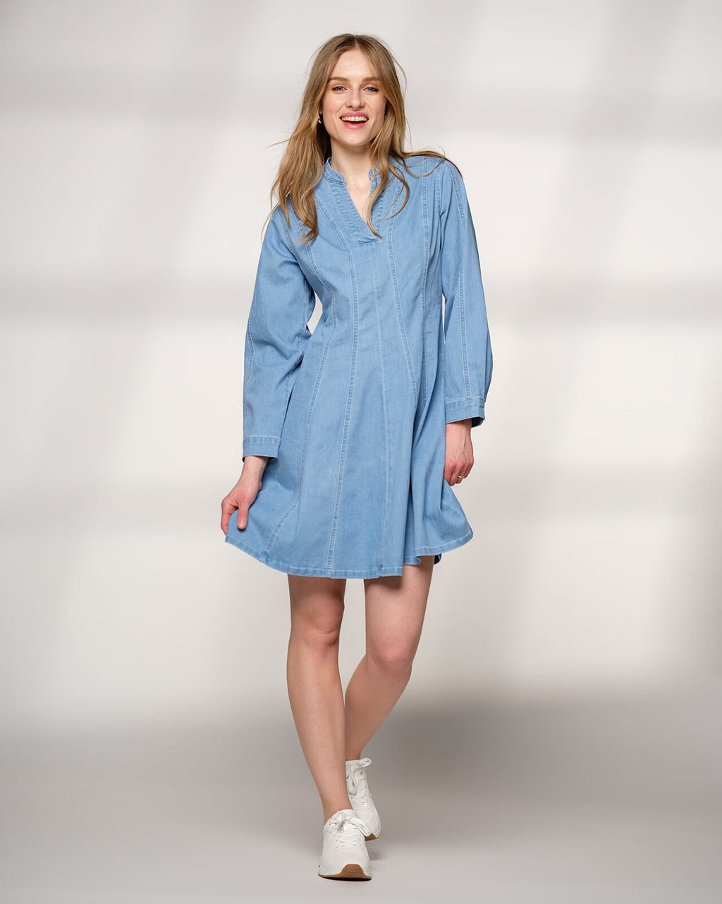 FLOYD Denimkjole Annelisa - Light J. Blue