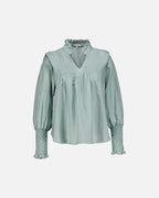 FLOYD Bluse Niki Crepp - Ocean Mist