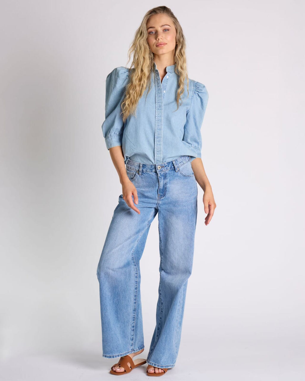 FLOYD Denimtopp Mia Denim - Light J. Blue