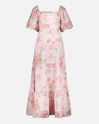 FLOYD Maxikjole Sabina Roses - Rose Petal