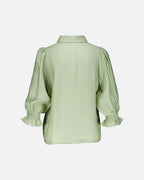 FLOYD Skjorte Norah Wave - Island Green