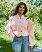 FLOYD Denimjakke Abel 5790 - Peach Puff