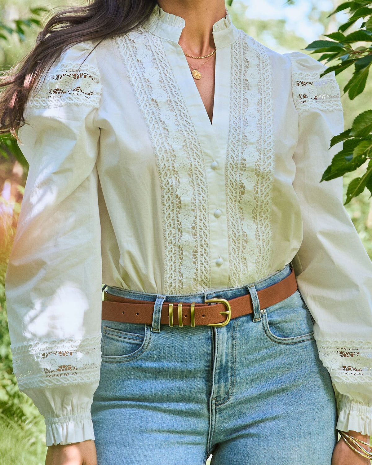 FLOYD Bluse Emila - White