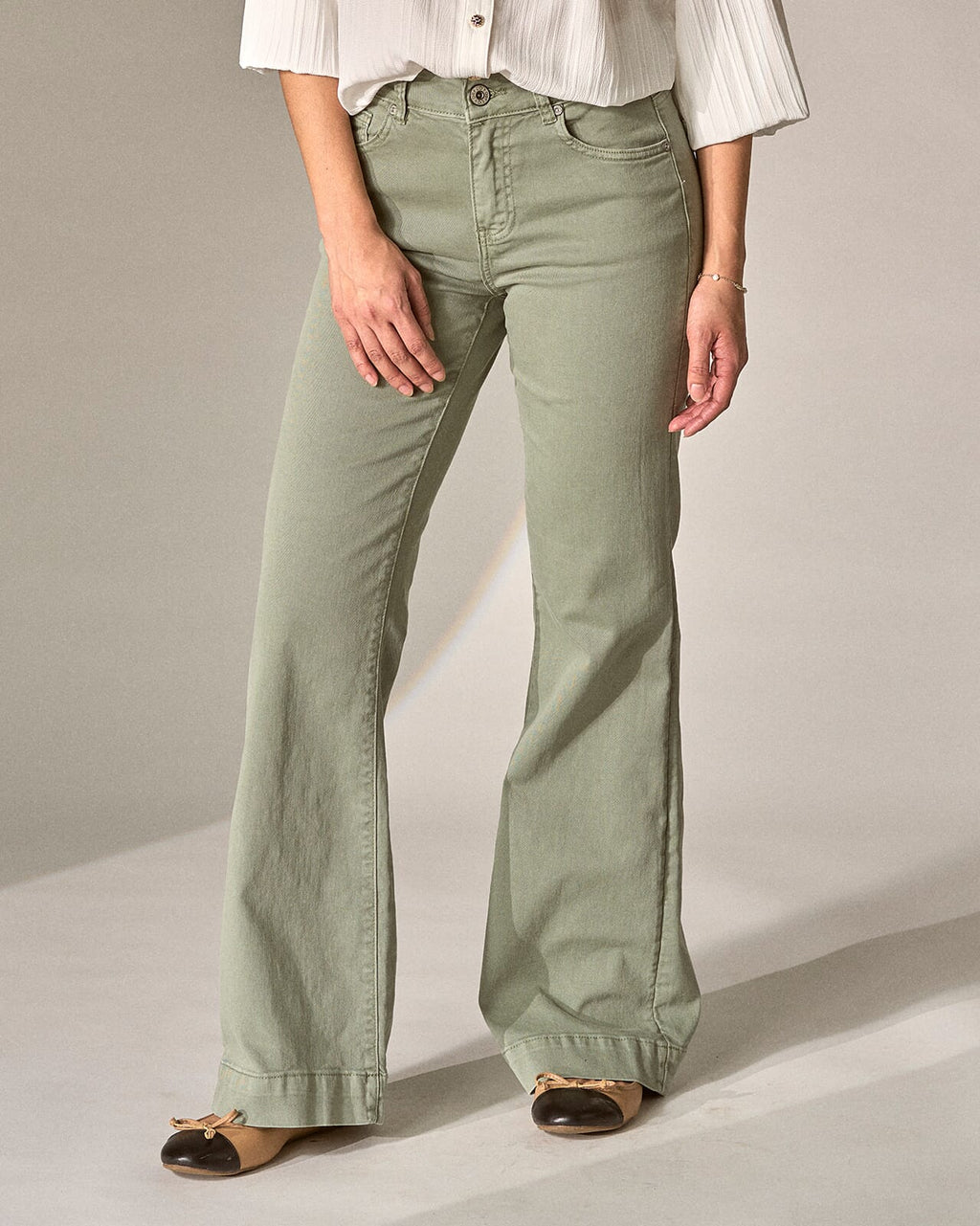 Floyd Jeans Annika Classic Cotton 5790 - Kaki Green