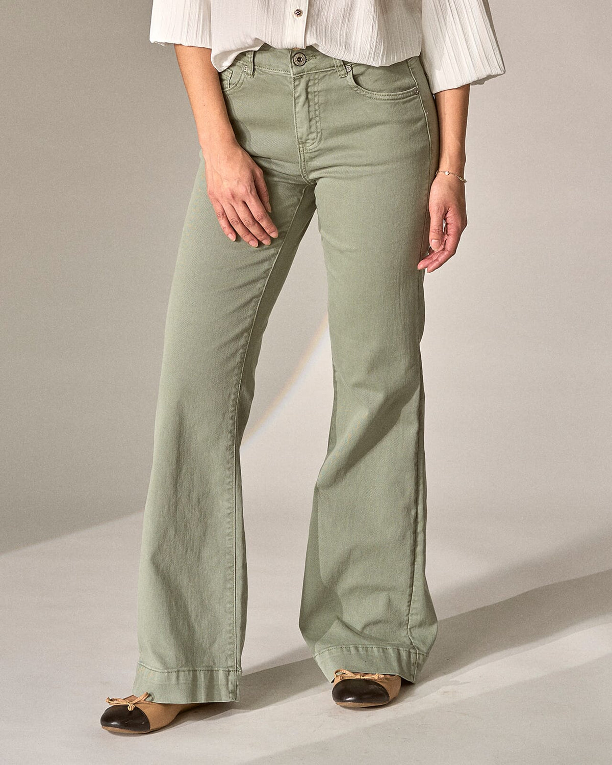 Floyd Jeans Annika Classic Cotton 5790 - Kaki Green