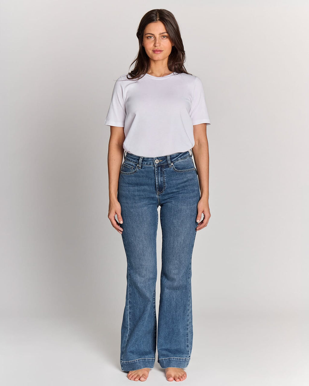 FLOYD Jeans Annika Back Pocket 1016 - Medium J. Blue