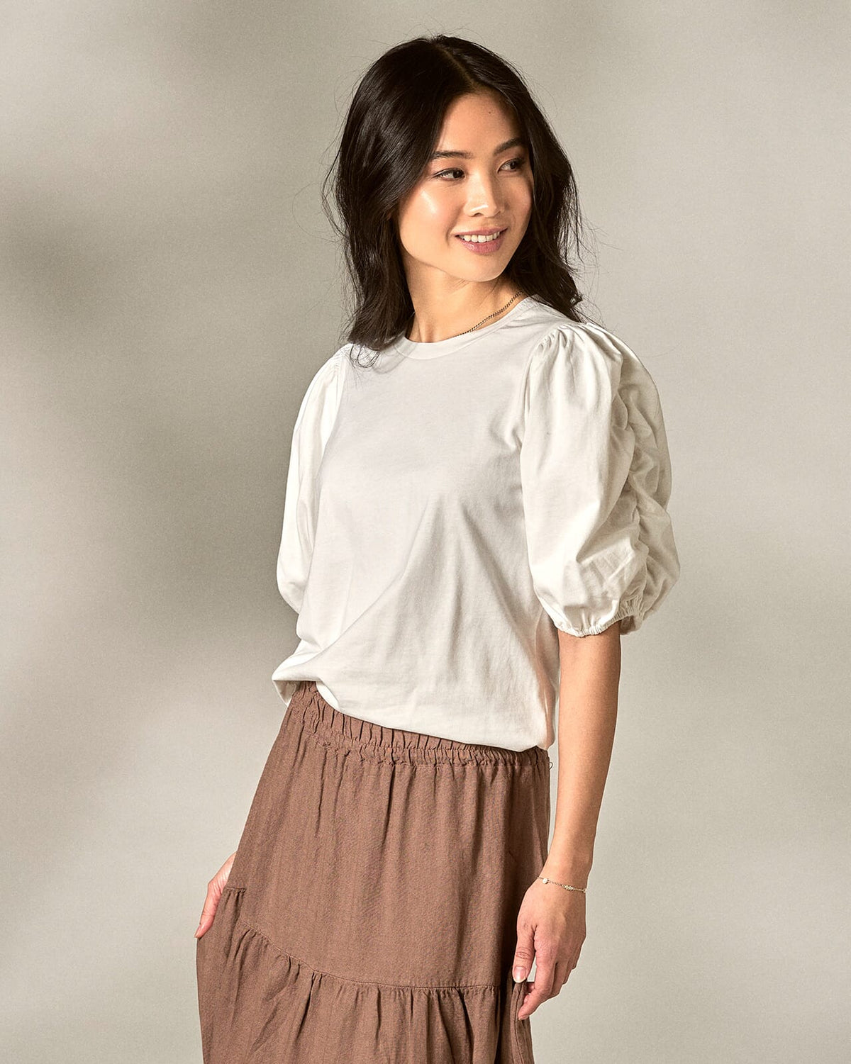 FLOYD T-skjorte Livia Basic - White