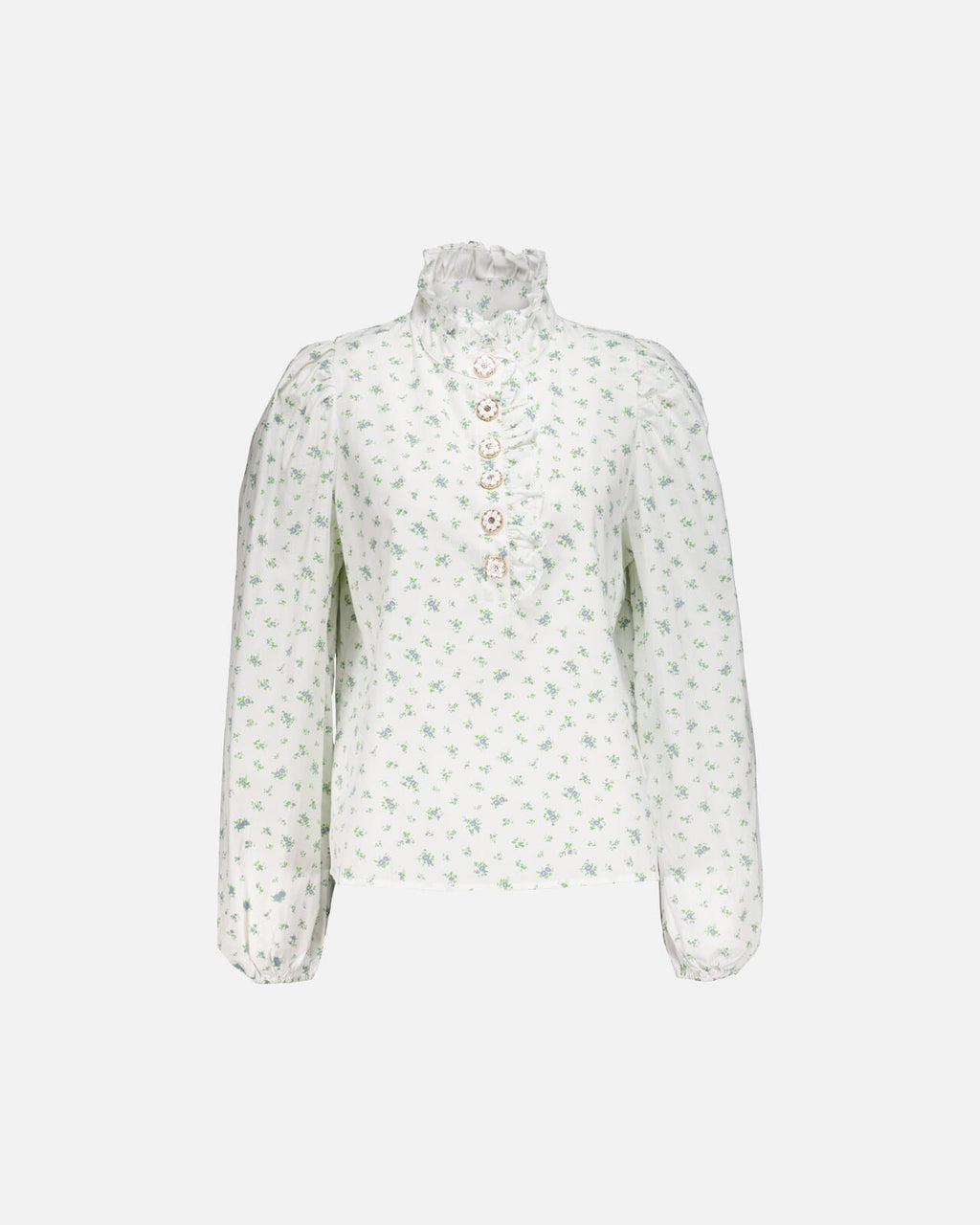 FLOYD Bluse Vanda Flower - Regatta Blue