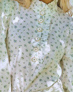 FLOYD Bluse Vanda Flower - Regatta Blue