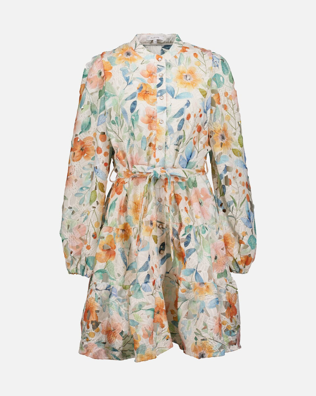 FLOYD Blondekjole Camisa  Tropical - Offwhite