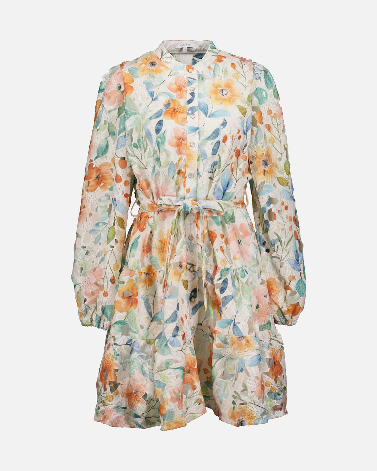 FLOYD Blondekjole Camisa  Tropical - Offwhite