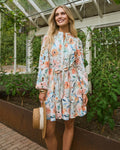 FLOYD Blondekjole Camisa  Tropical - Offwhite