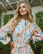 FLOYD Blondekjole Camisa  Tropical - Offwhite