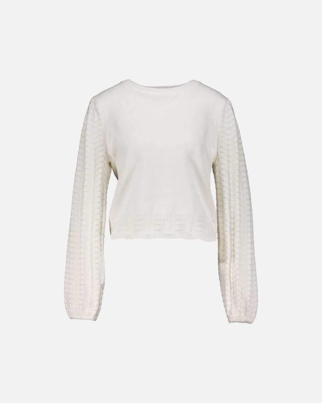 FLOYD Strikkegenser Santina LS - White
