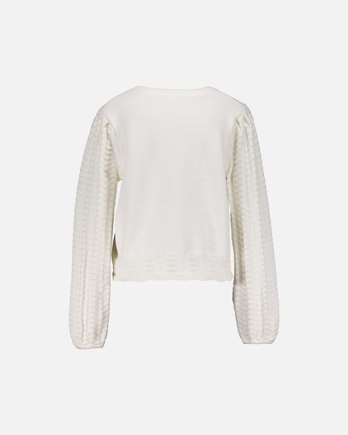 FLOYD Strikkegenser Santina LS - White