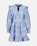 Kjole Hanneli Wave - Regatta Blue