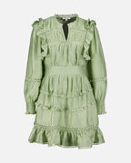 Kjole Hanneli Wave - Island Green