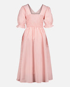 FLOYD Midikjole Helen Check - Peach Puff