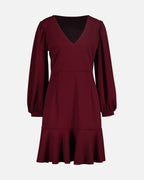 FLOYD Kjole Cissy V LS - Bordeaux