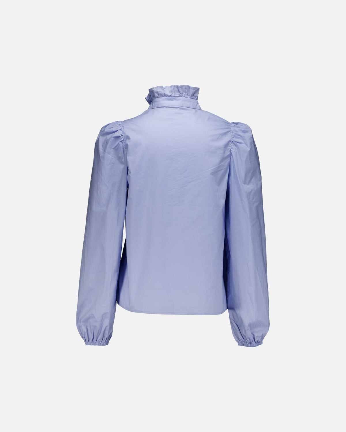 FLOYD Bluse Vanda Cotton Flowerbutton - Regatta Blue