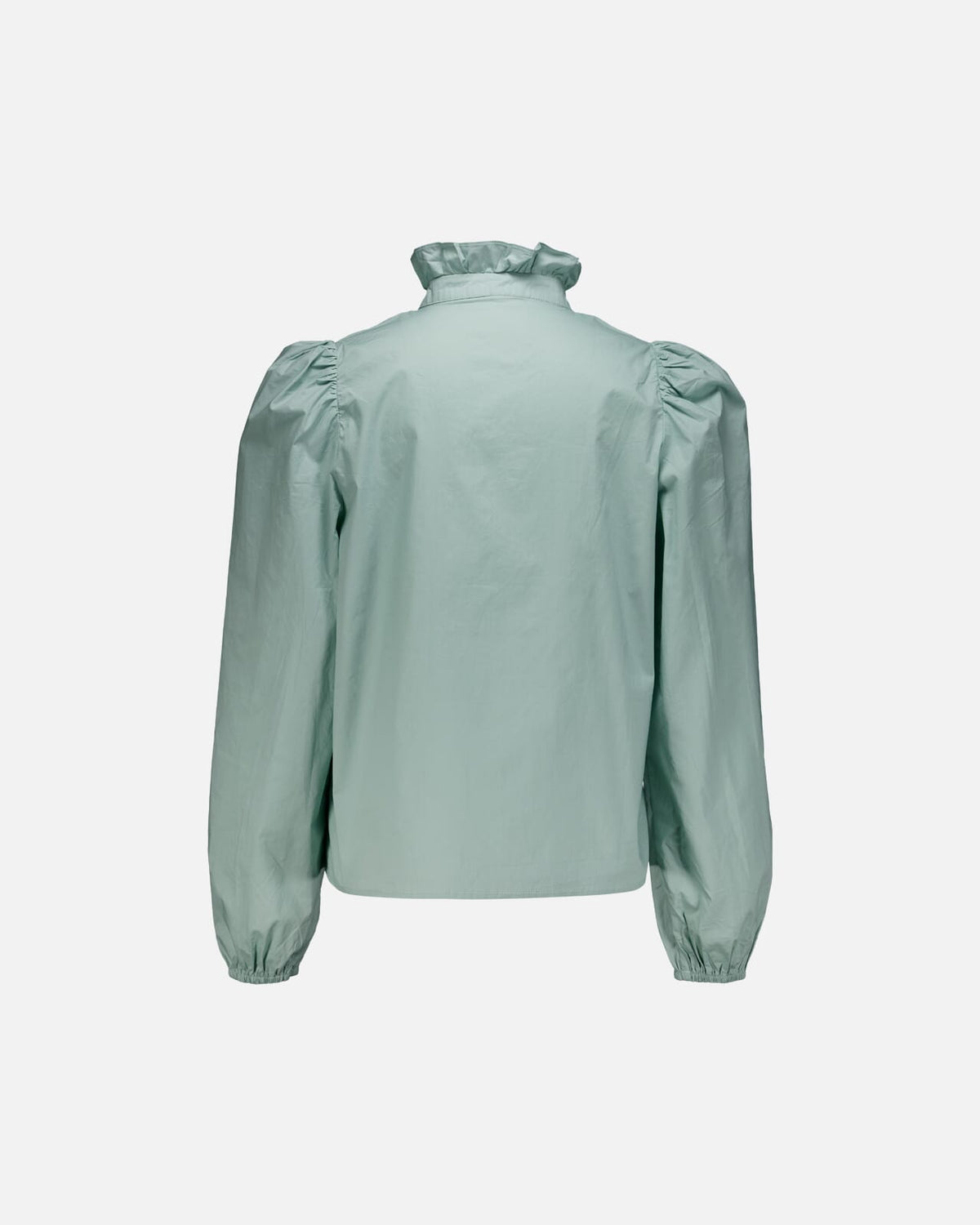 FLOYD Bluse Vanda Cotton Flowerbutton - Ocen Mist