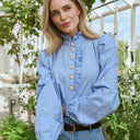 Bluse Vanda Flowerbutton