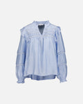 FLOYD Bluse Demi Wave - Regatta Blue