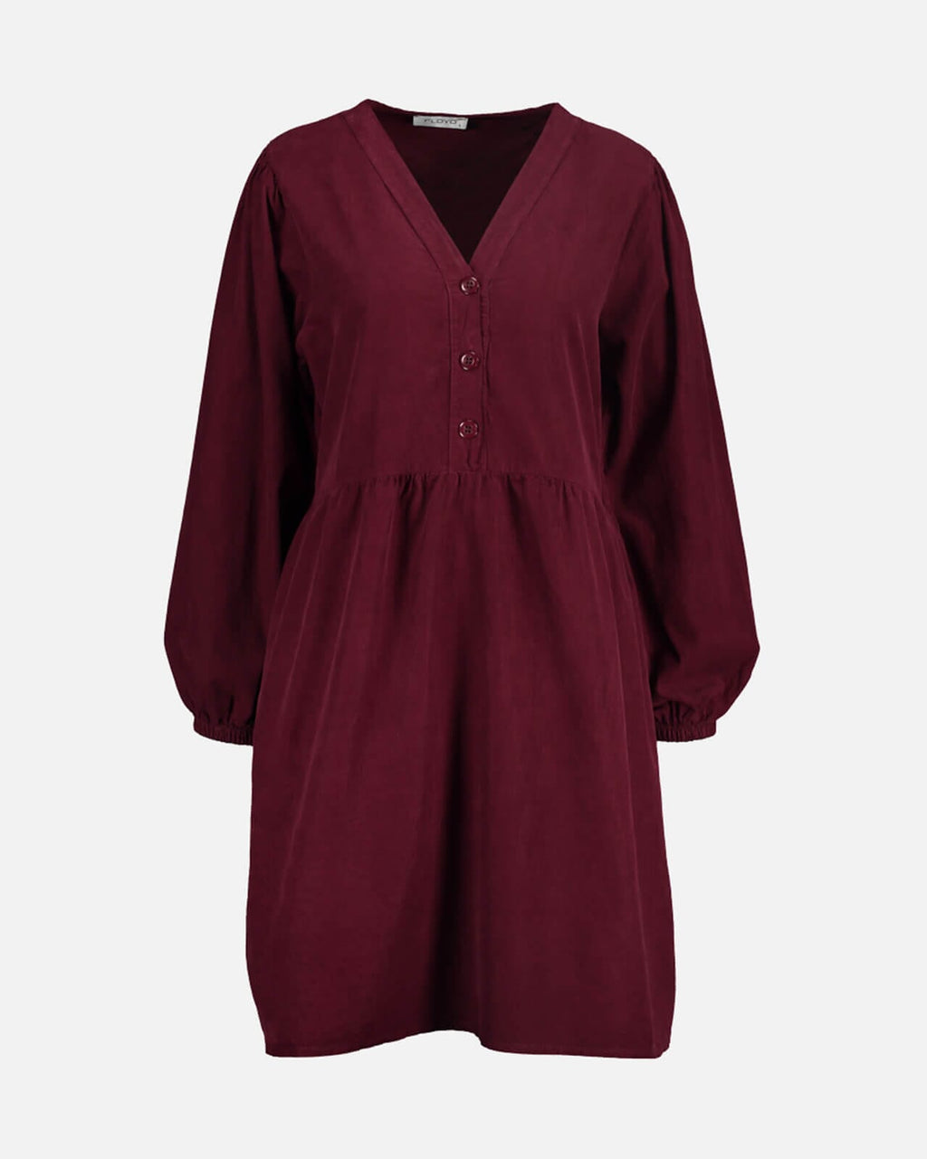 FLOYD Kjole Ronda Babycord - Bordeaux
