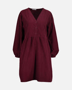 FLOYD Kjole Ronda Babycord - Bordeaux