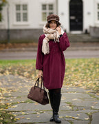 FLOYD Kjole Ronda Babycord - Bordeaux