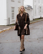 FLOYD Kjole Ronda Babycord - Dark Brown