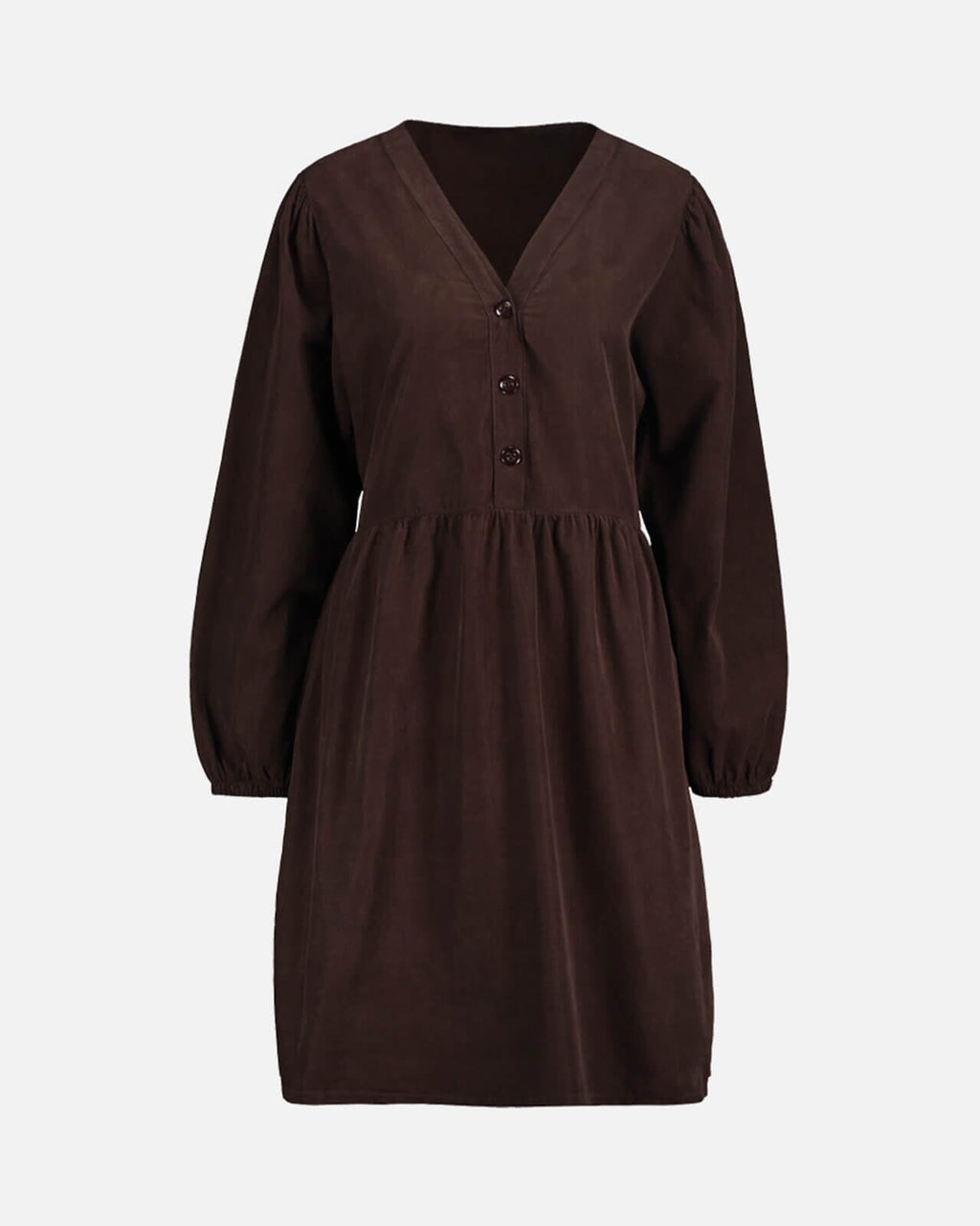 FLOYD Kjole Ronda Babycord - Dark Brown